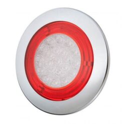 Baklykta rund Led 155mm rinnande Blinkers 24V