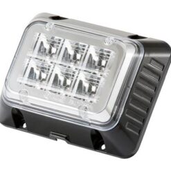 Blixtljus orange klar lins 3x2LED ECE R65