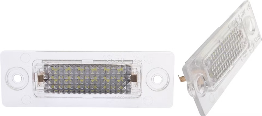 LED-skyltlykta till Skoda Superb och VW: Caddy, Golf, Jetta,