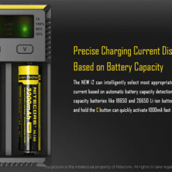 Nitecore Laddare I2 för 18650, 26650 Li-on batterier - Bild 3