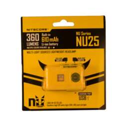 Nitecore NU25 Pannlampa 360 Lumen USB