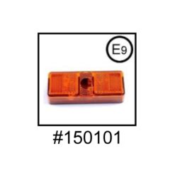 Sidomarkeringslykta 12-24v  110 X 41mm orange