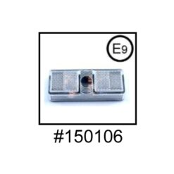 Positionslykta 110 X 41mm vit 12-24 volt