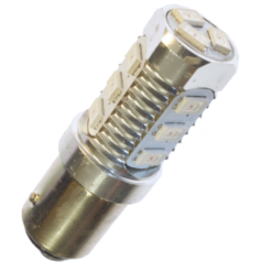 Diodlampa Vit 12 x SMD dioder BAY15d