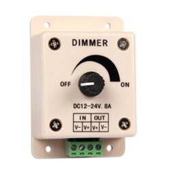 LED dimmer för 12-24 volt Max 8A