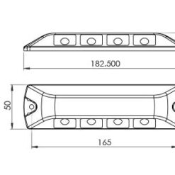 Arbetsljus Backljus LED Sence 12,3 Watt 10-32Volt - Bild 3