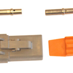 DT kontakt Stor 2stift Hona (För2-3mm2 kabel)