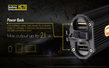 Nitecore HC70 Panlampa 1000 lumen - Bild 2