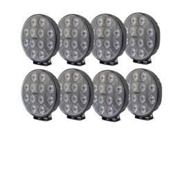 LED Extraljuspaket 9"  Seeker 120 watt 8-Pack