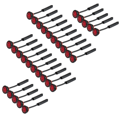Markerings/Positionsljus Mini LED 30 Pack 12-24V - Bild 2