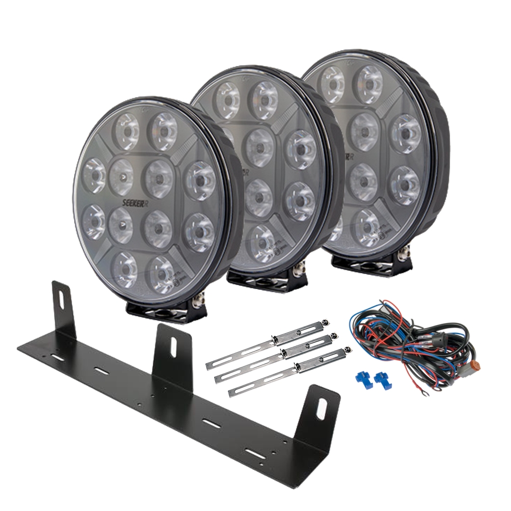 Led Extraljus paket Seeker 120 watt 12V 3 Pack