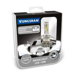 H4 Ledkonvertering 12V Tungsram megalight 200%