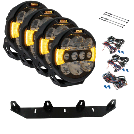 Extraljus led 4st seeker quantum