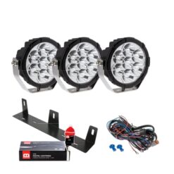 Led extraljuspaket W-light booster 7" 3 pack + DL1200