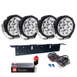 Led extraljuspaket W-light booster 7" 4 pack + DL1200