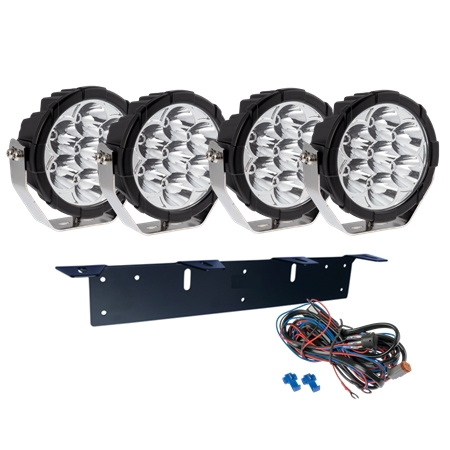 Led extraljuspaket W-light booster 7" 4 pack