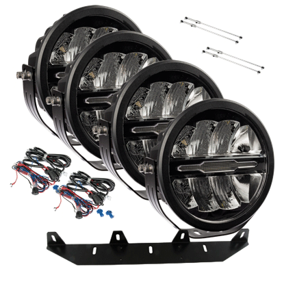 optibeam savage 9 extraljus paket 4 pack
