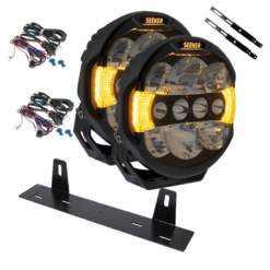 extraljus paket quantum 2-pack + relä för DRL
