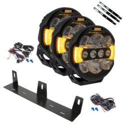 Extraljus paket quantum 3 pack +kabel DRL