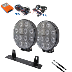 Seeker 120w led extraljus paket 2pack +can