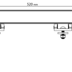 Led ramp 120w 20,5" Vit/orange DRL-ljus Ledson Rex+ - Bild 5