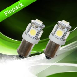 BA9S Led lampa T4W 2st 12V 6000k