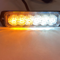 Blixtljus Orange/Vit 6 led 9-33v 113x29x10mm - Bild 2